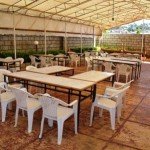 Outdoor tent for parties or conferances